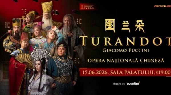 Turandot de Puccini – Opera Națională Chineză, pentru prima dată la București, la Sala Palatului pe 15 iunie 2026