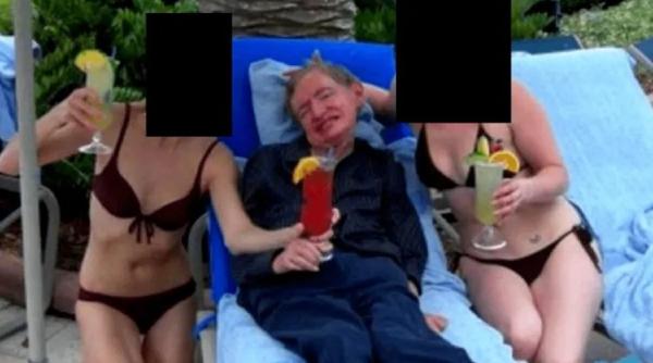 Fizicianul Stephen Hawking apare într-o fotografie din noile dosare Epstein
