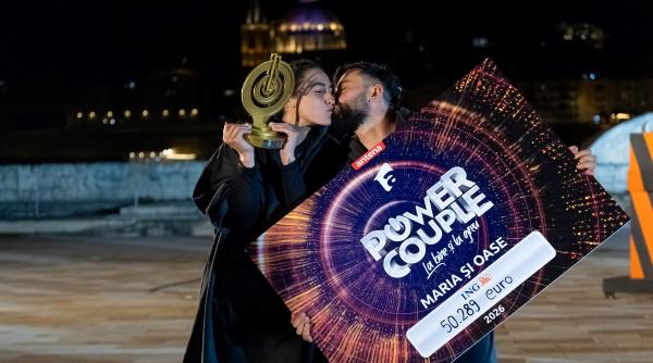 Oase și Maria au câștigat Power Couple, sezonul 3, la capătul unei finale, lider de audiență!