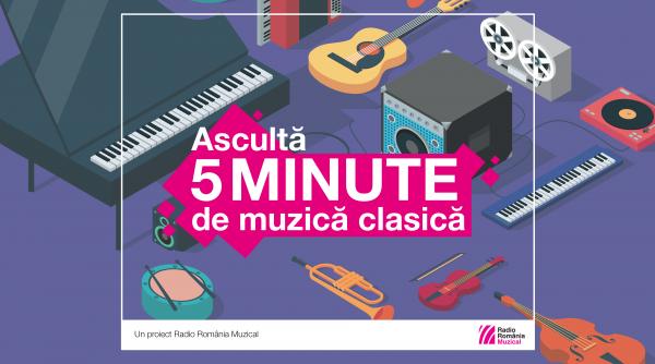 “Ascultă 5 minute de muzică clasică” – între 1 și 31 martie, în spații neconvenționale