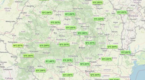 vremea de maine in romania zi blanda fara ploi cu vant in general slab