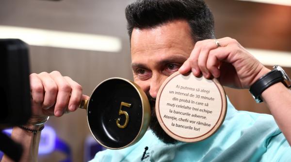 Ediția de ieri Chefi la cuțite, lider de audiență. Chef Orlando Zaharia, învingător aseară în lupta pentru amuletă