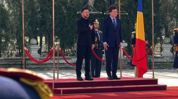 volodimir zelenski ajuns bucuresti intalnire nicusor dan palatul cotroceni