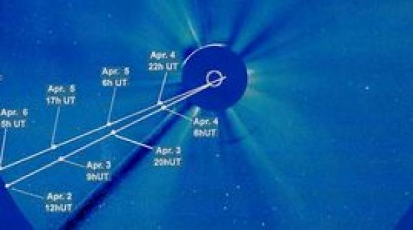 Spectacol cosmic în plină zi: O cometă nou descoperită trece pe lângă Soare în aprilie