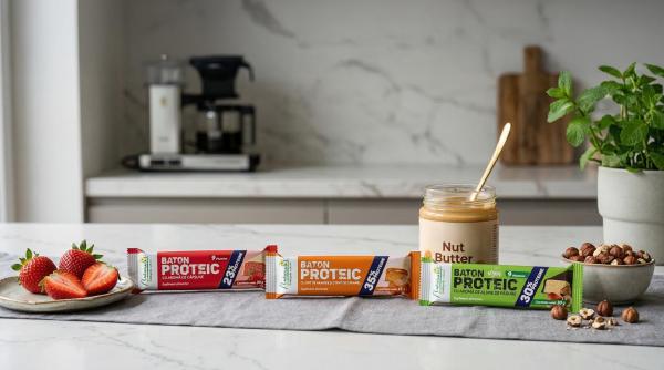 Gustare inteligentă pentru zilele aglomerate: batoanele proteice Naturalis