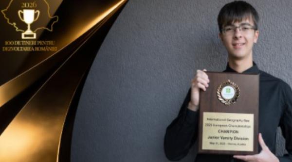 România are un nou campion al geografiei: David Crăciun merge la Mondiale după un aur european