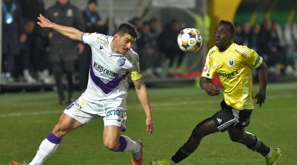 Gafa URIAȘĂ a lui Căbuz aduce victoria lui U Cluj. Echipa lui Bergodi trece pe primul loc