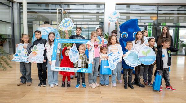 Ziua Mondială a Apei, sărbătorită de copiii din Ilfov. „Păstrăm, protejăm și prețuim fiecare picătură de apă”