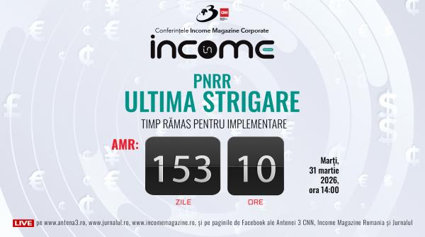 Conferința națională Income Magazine Corporate „PNRR – ULTIMA STRIGARE”