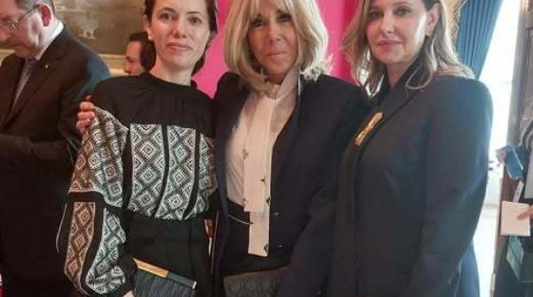 Partenera președintelui Nicușor Dan, împreună cu primele doamne ale Franței și Ucrainei