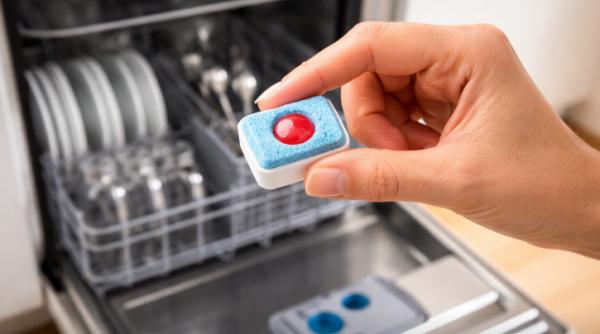 Trucul cu pastila de mașină de spălat vase care curăță cuptorul murdar în 5 minute