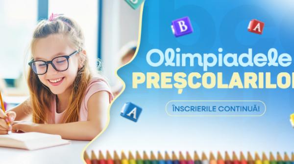 Sute de grădinițe din întreaga țară, înscrise în campania națională Olimpiadele Preșcolarilor. Înscrierile continuă