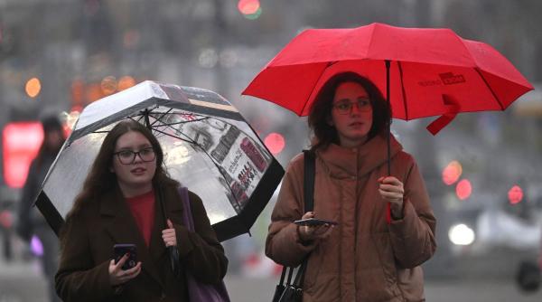 Prognoză meteo București: Scăderi bruște de temperatură și precipitații mixte în următoarele zile