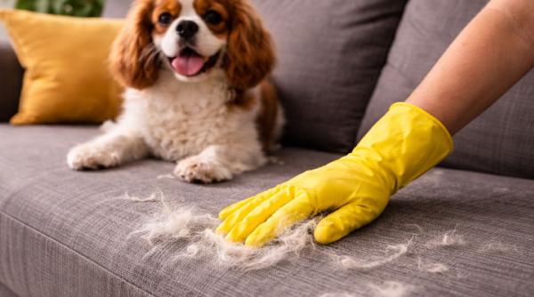 cum scapi par animale canapea truc manusa cauciuc