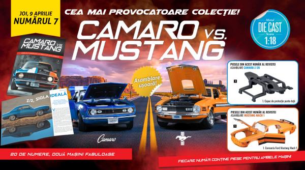 caroseria pentru mustang e aici numarul 7 al colectiei camaro vs mustang aduce piesa de rezistenta de joi la toate chioscurile
