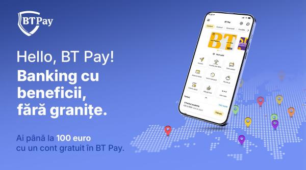Hello BT Pay! Grija pentru cei dragi nu este niciodată departe. Se mută online