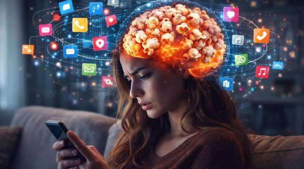 Ce este „Popcorn brain” și cum îți afectează multitasking-ul creierul