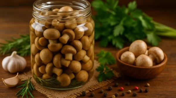 Rețetă de petrecere: Cum transformi o salată clasică de ciuperci într-un aperitiv festiv