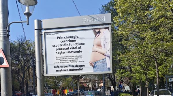 Ciucu anunță eliminarea urgentă a mesajelor anti-cezariană de pe panourile din București