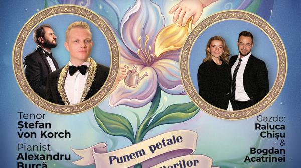 Gala Kinetobebe „PUNEM PETALE ÎNAPOI FLORILOR” va avea loc pe 22 aprilie la Sala Dalles, la iniţiativa fondatoarei asociației Raluca Chişu şi a actorului Bogdan Acatrinei