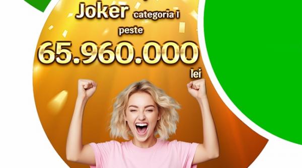 Cel mai mare jackpot Joker din istorie, câștigat cu un bilet jucat online de 14,50 lei