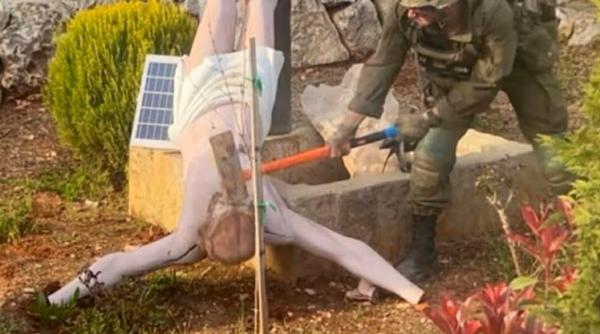 Anchetă IDF, după ce un soldat israelian a distrus o statuie a lui Iisus în Liban