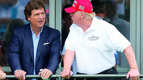 maga ruptura tucker carlson divort scantei donald trump