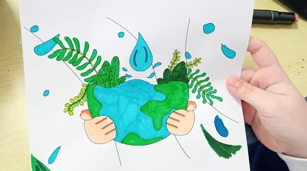 Ziua Pământului, sărbătorită prin acțiuni interactive de elevii din Afumați