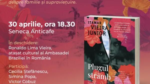 Cel mai important roman brazilian al acestui secol, Plugul strâmb de Itamar Vieira Junior, lansat la București