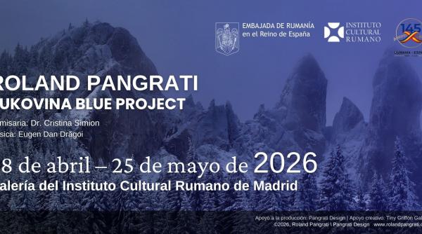 expozitia bukovina blue project de roland pangrati deschisa la icr madrid frumusetea bucovinei pictata in tehnica traditionala japoneza de artistul roman