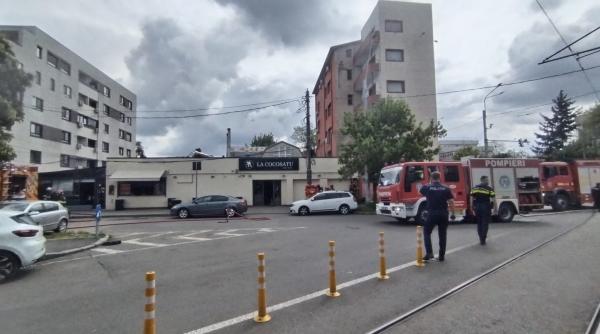 incendiu restaurant bucuresti 20 persoane evacuate