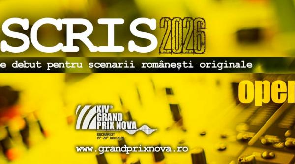 grand prix nova 2026 descris concurs de debut pentru scenarii audio originale