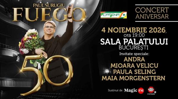 fuego 50 in 4 noiembrie pe scena salii palatului un concert aniversar cu invitati speciali
