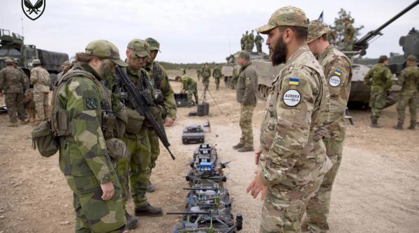 drone ucrainene au oprit exercitiul nato aurora 2026 suedia