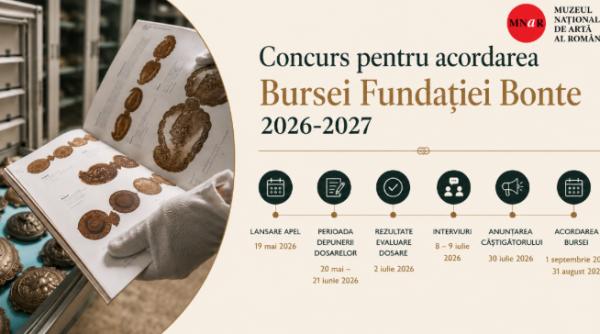 muzeul national de arta al romaniei lanseaza concursul pentru acordarea bursei bonte 2026 2027
