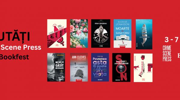 crime scene press aduce la bookfest cele mai asteptate thrillere ale momentului si lanseaza colectia de non fictiune spotlight