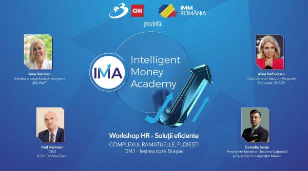 Intelligent Money Academy: Workshop dedicat soluțiilor moderne de HR pentru antreprenori și manageri