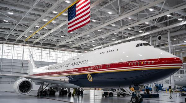 Cadou de lux pentru Trump: Noul Air Force One, donat de Qatar Statelor Unite