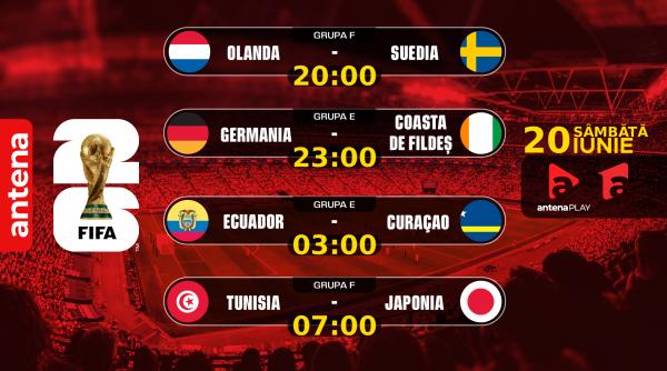 Goluri ȋn secundele 64 și 68, autogol, noi eliminări din competiţie, dar și noi recorduri doborâte ȋn a 9-a zi a Campionatului Mondial 2026 la Antena 1, lider de audienţă