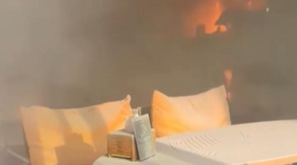 incendiu palas campus iasi zeci de persoane evacuate