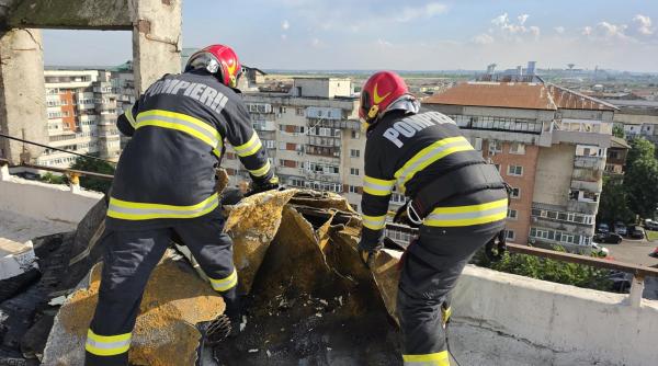 Codul ROȘU de furtună face ravagii în Dâmbovița: 45 de apeluri la 112 și intervenții în Târgoviște și Răzvad