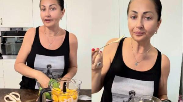 Desertul preferat al Gabrielei Cristea în zilele caniculare. Cum să prepari înghețată proteică