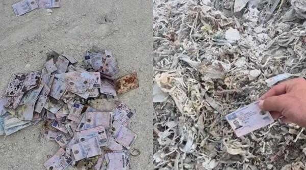 Descoperire șoc în Republica Moldova: presupuse permise de conducere românești abandonate la gunoi. Ce spun autoritățile din România