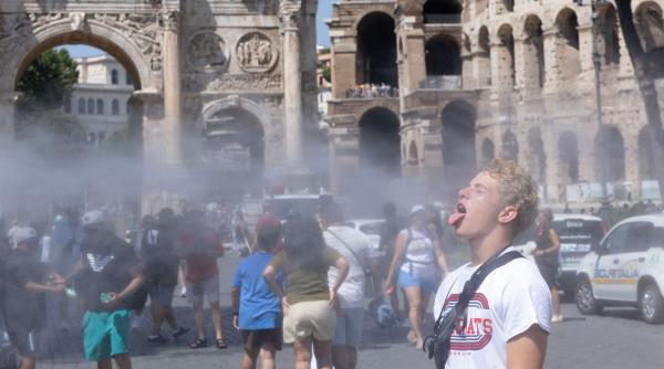 Infern în peninsulă! Italia, lovită de un val de caniculă și praf saharian
