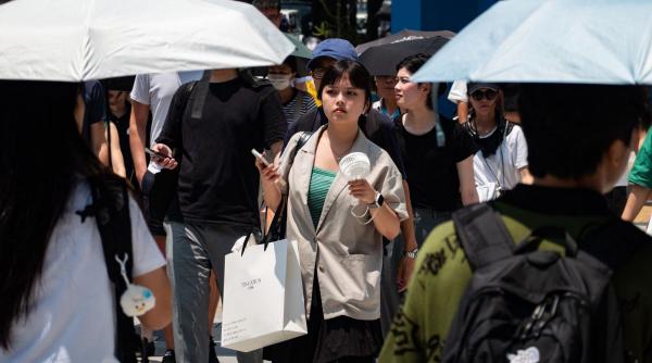 Japonia, lovită de caniculă. Temperaturile ating niveluri istorice