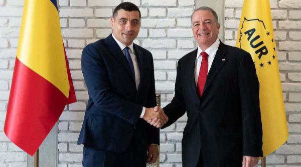 Tensiuni în regiune, discuții la București: George Simion s-a întâlnit cu ambasadorul SUA