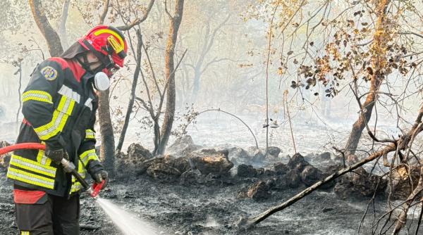 Pompierii români sting incendii pentru a salva locuințele francezilor
