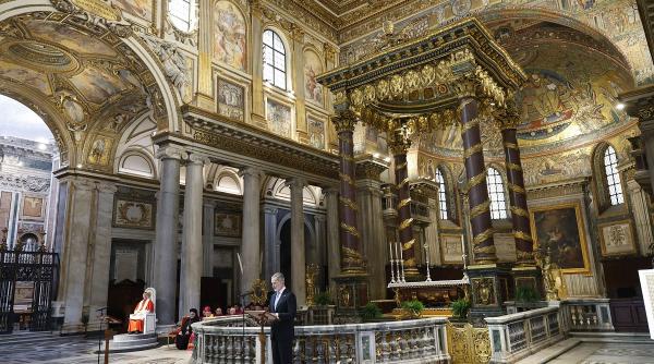 roma sfidare canicula ninsoare august bazilica santa maria maggiore