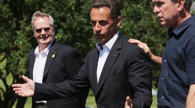 amicul sarko la bush