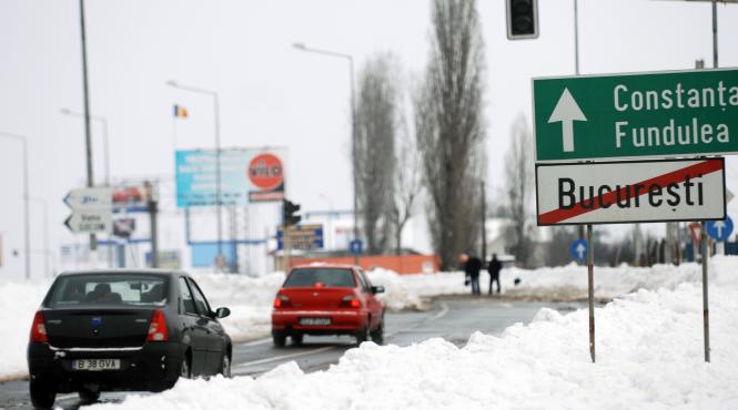 deszapezire blocata pe autostrazi